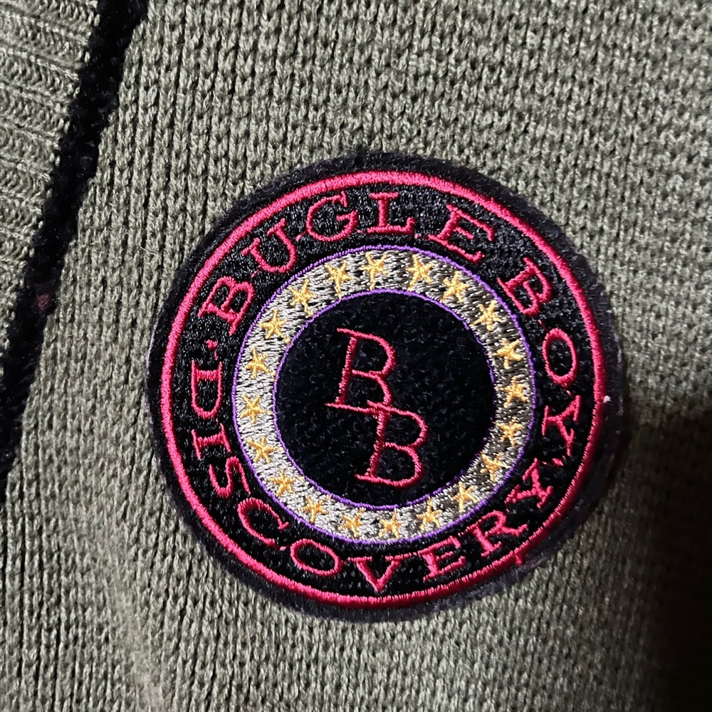 Vintage Bugle Boy cardigan, size L